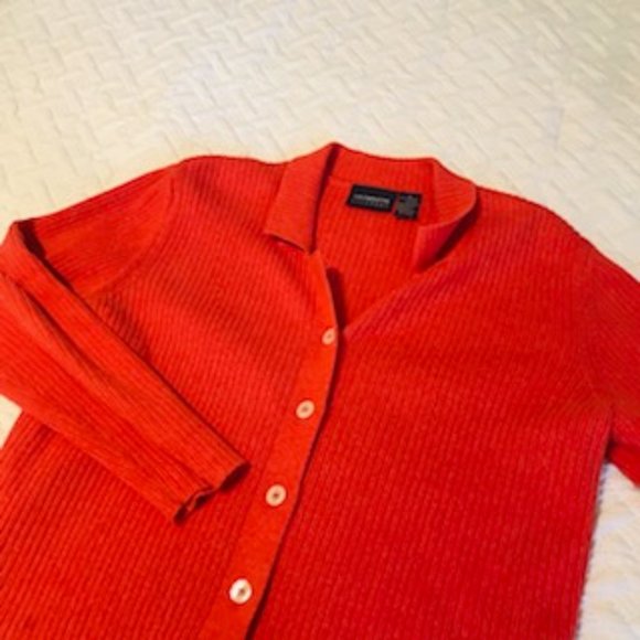 Liz Claiborne Button-Up Sweater - Picture 2 of 4